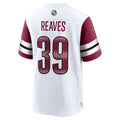 W.Commanders #39 Jeremy Reaves White HOLBERT Game Jersey