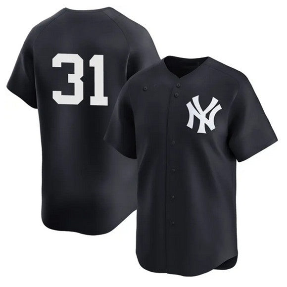 New York Yankees #31 Cam Schlittler Navy HOLBERT 2026 Alternate Limited Stitched Jersey