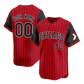 Custom Chicago White Sox Active Player Red Black HOLBERT 2025 City Connect Limited Stitched Jersey
