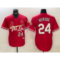 St. Louis Cardinals #24 Whitey Herzog Red HOLBERT 2024 City Connect Limited Stitched Jersey