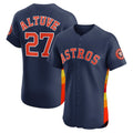 Houston Astros #27 Jose Altuve Navy HOLBERT Alternate 2 Elite Player Jersey