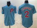 Philadelphia Phillies #2 Justin Crawford Blue HOLBERT Cool Base Stitched Jersey
