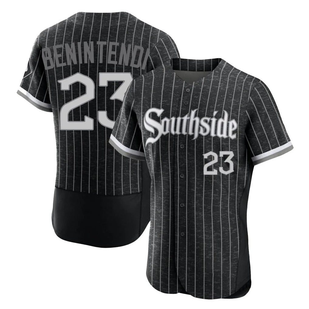 Chicago White Sox #23 Andrew Benintendi Player Black HOLBERT City Connect Limited Elite Home Stitched Jerseys