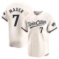 Minnesota Twins #7 Joe Mauer Player Cream HOLBERTHome Limited Stitched Jerseys