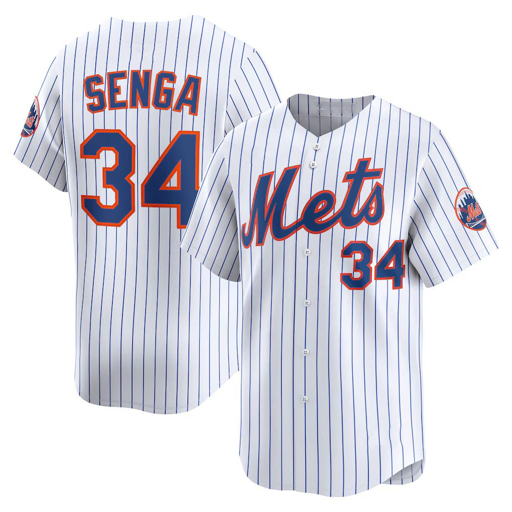 New York Mets #34 Kodai Senga White HOLBERT Home Limited Player Jersey