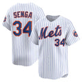 New York Mets #34 Kodai Senga White HOLBERT Home Limited Player Jersey