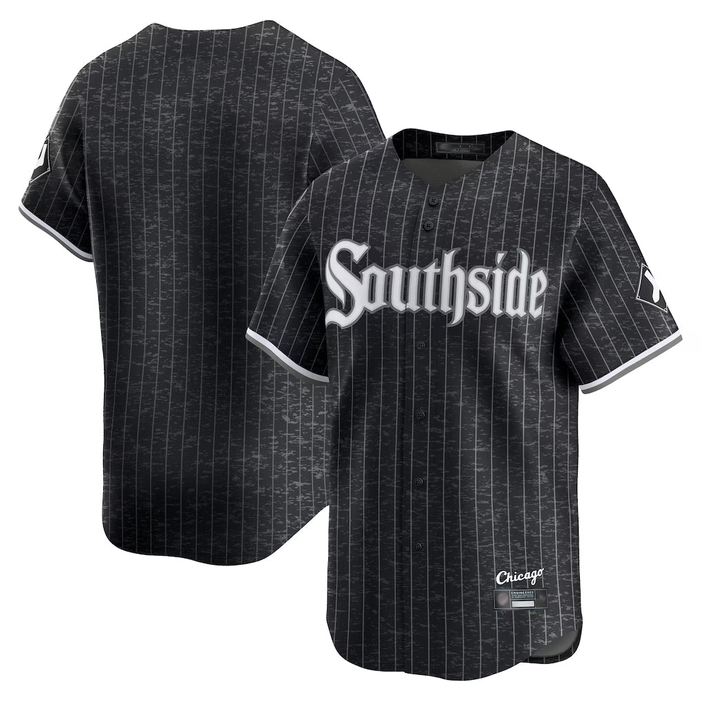 Chicago White Sox Blank Player Black HOLBERT City Connect Limited Home Stitched Jerseys