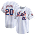 New York Mets #20 Pete Alonso White HOLBERT Home Limited Player Jersey