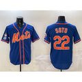 New York Mets #22 Juan Soto Royal HOLBERT 2025 Spring Training Alternate Limited Stitched Jersey