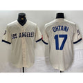 Los Angeles Dodgers #17 Shohei Ohtani Cream HOLBERT 2024 City Connect Limited Stitched Jerseys