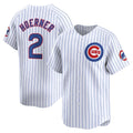 Chicago Cubs #2 Nico Hoerner White HOLBERT Home Limited Player Jersey
