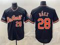 Detroit Tigers #28 Javier B¨¢ez Black HOLBERT 2026 Meijer Patch Alternate Vapor Premier Limited Stitched Jersey