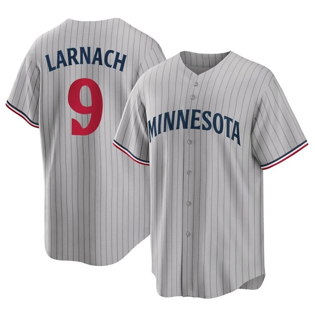 Minnesota Twins #9 Trevor Larnach Player Gray HOLBERTGame Limited Home Stitched Jerseys