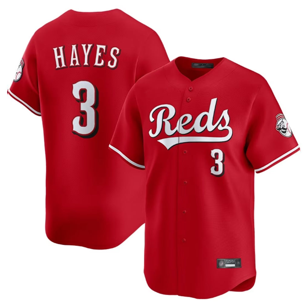 Cincinnati Reds #3 Ke'Bryan Hayes Player Red HOLBERT Home Limited Stitched Jerseys