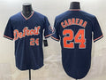 Detroit Tigers #24 Miguel Cabrera Navy HOLBERT 2026 Alternate Vapor Premier Limited Stitched Jersey