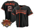 San Francisco Giants #2 Willy Adames Black HOLBERT 2026 Alternate Stadium Stitched Jersey