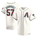 Arizona Diamondbacks #57 Eduardo Rodriguez Player Cream HOLBERT Limited Home Game Stitched Jerseys