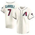 Arizona Diamondbacks #7 Corbin Carroll Cream HOLBERT Home Limited Player Jersey