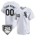 Custom Chicago White Sox 2024 Spring Training Patch Vapor Premier Limited Jersey ¨C White HOLBERT