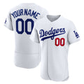Custom Los Angeles Dodgers White HOLBERT Home Authentic Jersey