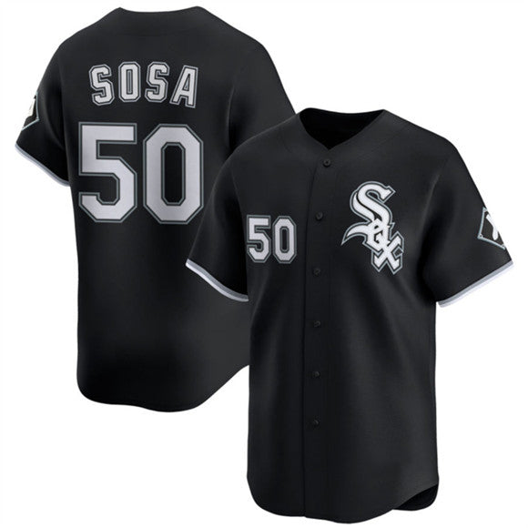 Chicago White Sox #50 Lenyn Sosa Black HOLBERT 2025 Alternate Limited Stitched Jersey
