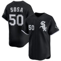 Chicago White Sox #50 Lenyn Sosa Black HOLBERT 2025 Alternate Limited Stitched Jersey