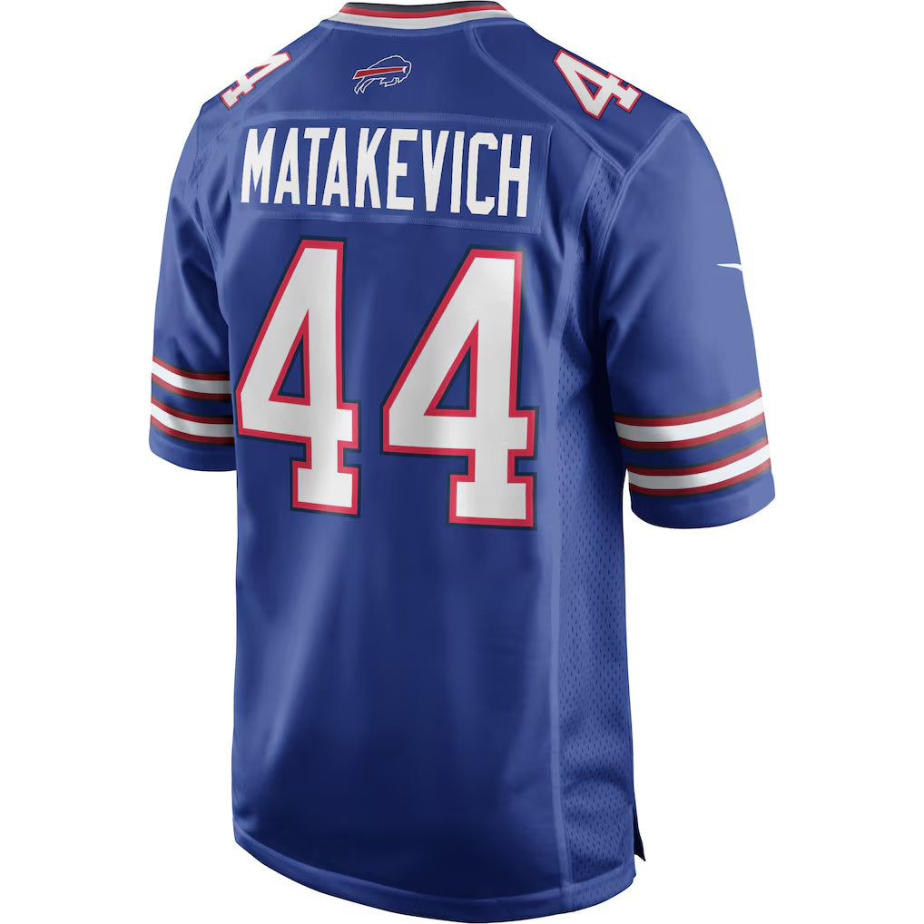 B.Bills #44 Tyler Matakevich Royal HOLBERT Game Player Jersey