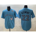 Toronto Blue Jays #22 Ernie Clement Royal HOLBERT 2025 World Series Cool Base Stitched Jersey