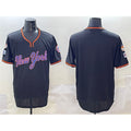 New York Mets Blank Black HOLBERT 2025 Spring Training Stitched Jersey