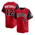 Chicago White Sox #12 Colson Montgomery Red Black HOLBERT 2025 City Connect Limited Stitched Jersey