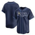 Tampa Bay Rays Blank Navy HOLBERT Away Limited Stitched Jersey