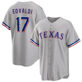 Texas Rangers #17 Nathan Eovaldi Gray HOLBERT Cool Base Stitched Jersey