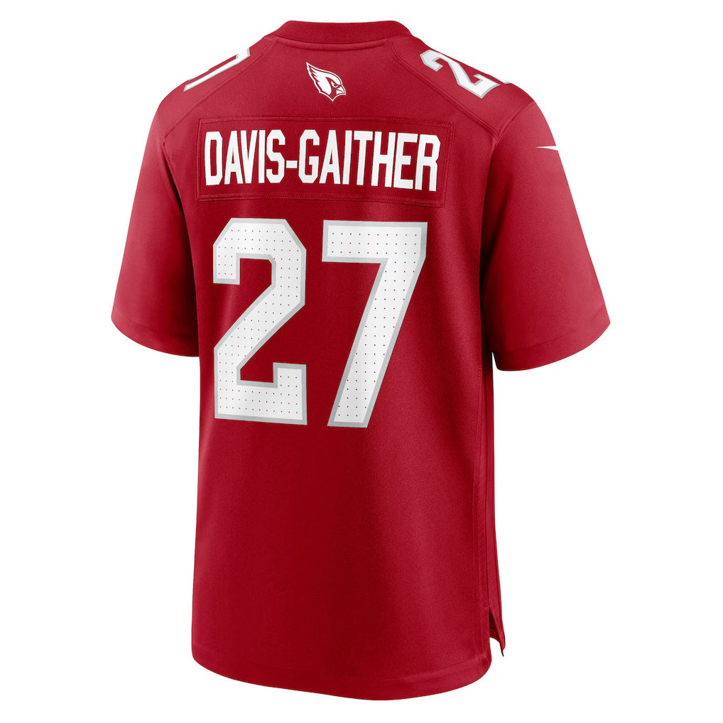 A.Cardinals #27 Akeem Davis-Gaither Cardinal HOLBERT Team Game Jersey