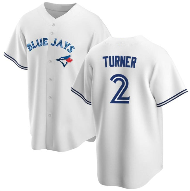 Toronto Blue Jays #2 Justin Turner White HOLBERT Cool Base Stitched Jersey