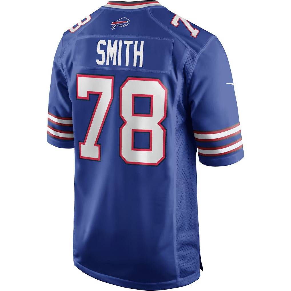 B.Bills #78 Bruce Smith Royal HOLBERT Game Retired Player Jersey