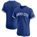 Kansas City Royals Royal HOLBERT Alternate Vapor Premier Elite Patch Jersey