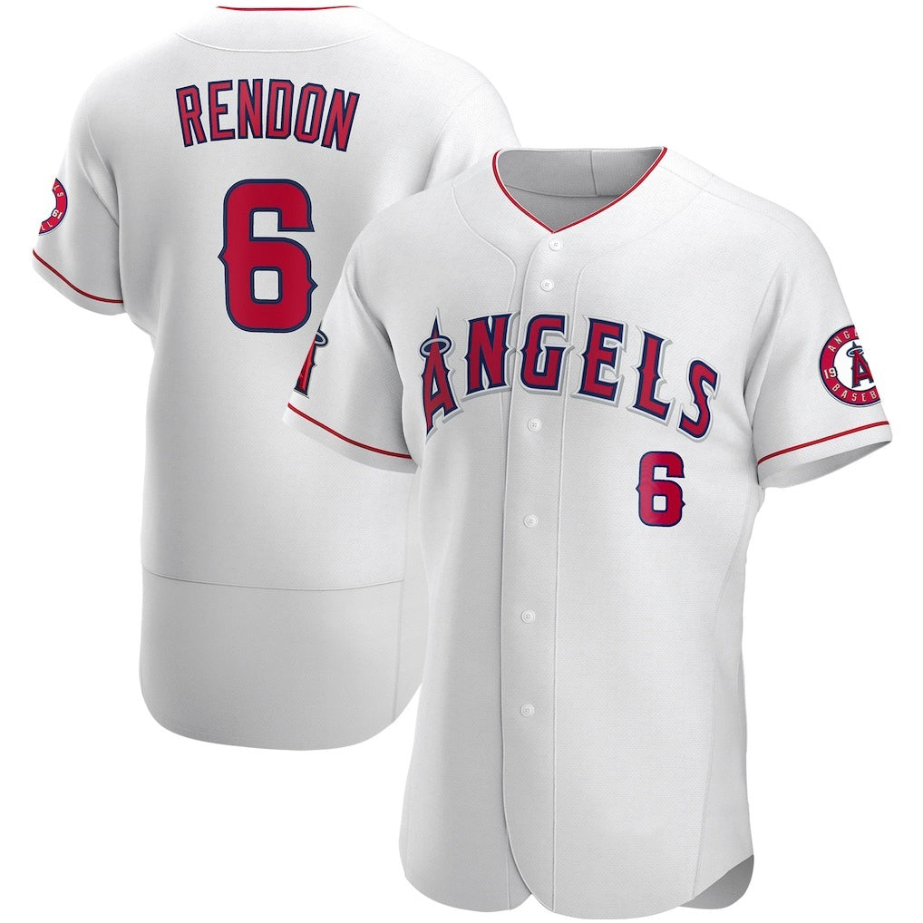 Los Angeles Angels #6 Anthony Rendon White HOLBERT Authentic Player Jersey