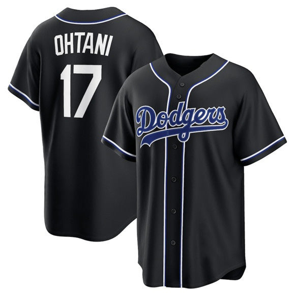 Los Angeles Dodgers #17 Shohei Ohtani 2026 Black HOLBERT Out Stitched Jersey