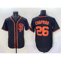 San Francisco Giants #26 Matt Chapman Black HOLBERT Cool Base Stitched Jersey