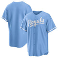 Kansas City Royals Light Blue HOLBERT Alternate Replica Team Logo Jersey