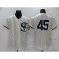 Chicago White Sox #45 Michael Jordan 2021 Cream Navy HOLBERT Field of Dreams Flex Base Stitched Jersey