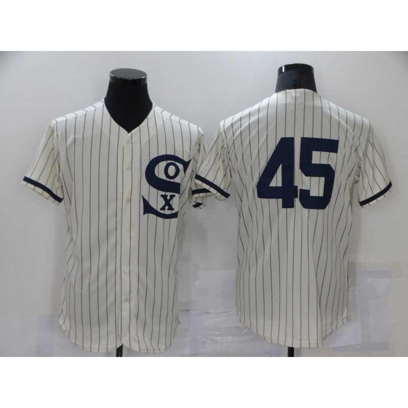 Chicago White Sox #45 Michael Jordan 2021 Cream Navy HOLBERT Field of Dreams Flex Base Stitched Jersey