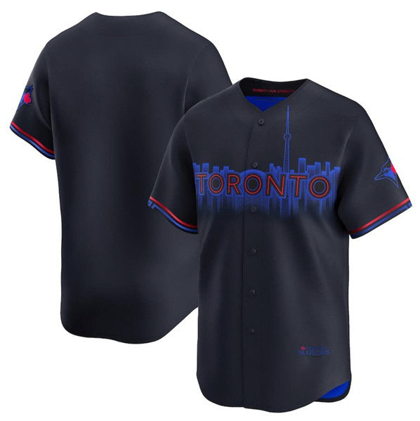 Toronto Blue Jays Blank Black HOLBERT 2024 City Connect Limited Stitched Jersey
