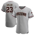 Arizona Diamondbacks #23 Zac Gallen Player Gray HOLBERT Road Limited Elite Home Game Stitched Jerseys