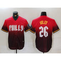 Philadelphia Phillies #26 Chase Utley Red HOLBERT 2024 City Connect Limited Stitched Jersey 2