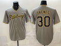 Pittsburgh Pirates #30 Paul Skenes Gray HOLBERT Limited Stitched Jersey