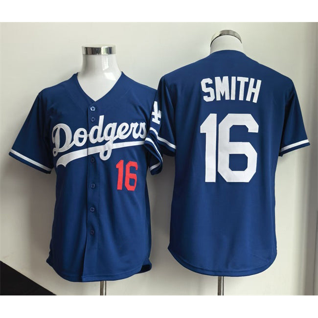 Los Angeles Dodgers #16 Will Smith Royal HOLBERT Limited Stitched Jersey