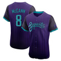 Arizona Diamondbacks #8 James McCann Player Purple HOLBERT City Connect Limited Elite Home Game Stitched Jerseys
