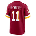 W.Commanders #11 Luke McCaffrey Burgundy HOLBERT Game Jersey