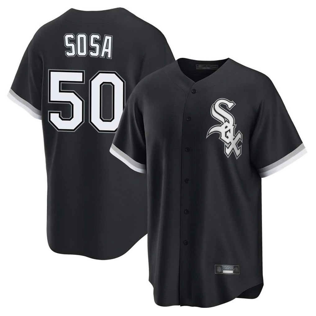 Chicago White Sox #50 Lenyn Sosa Player Black HOLBERT Home Game Stitched Jerseys